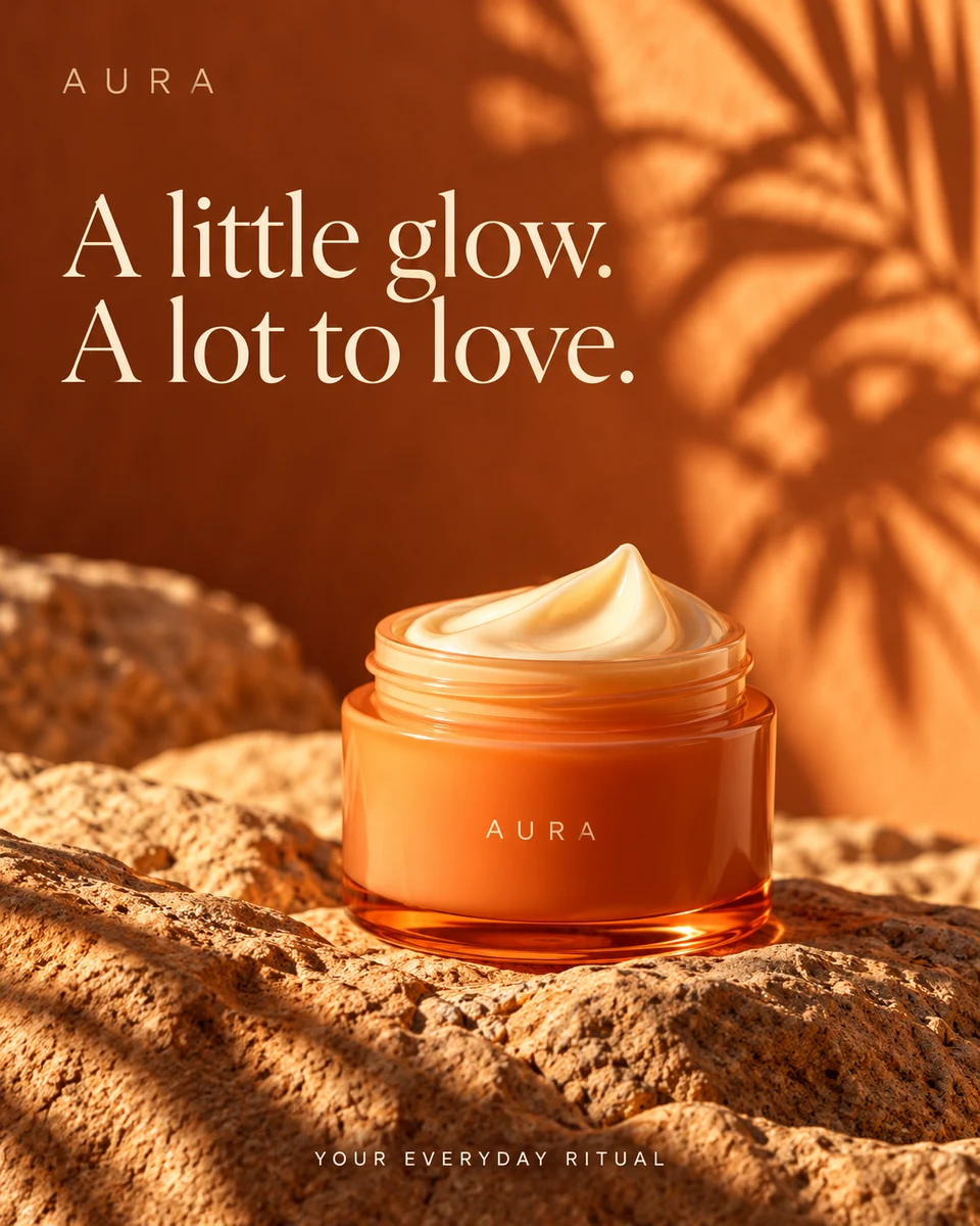 aura sample ad concept