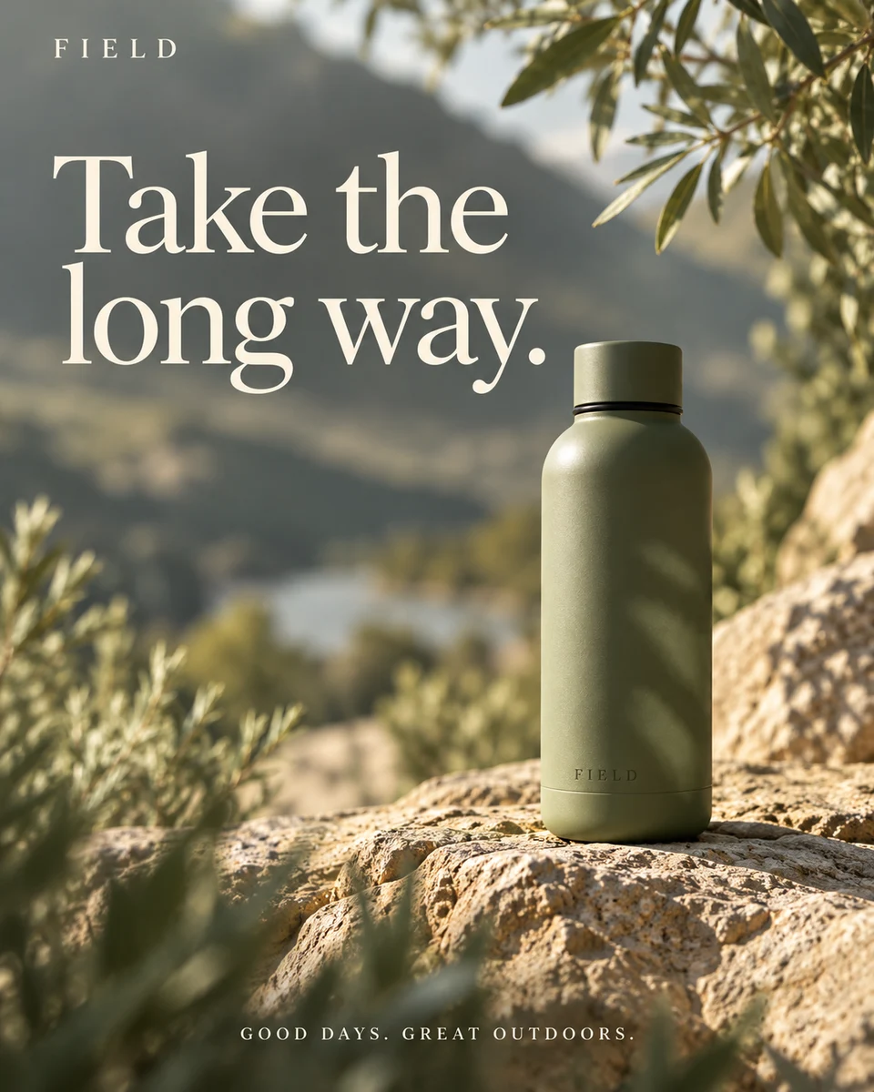field sample ad concept